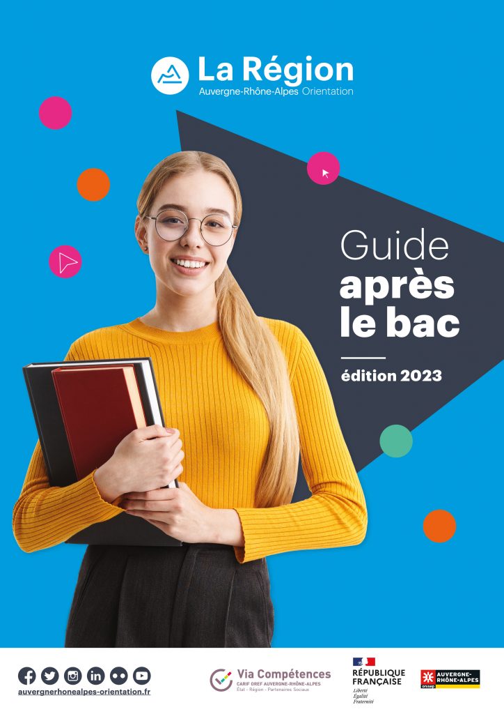 Couverture guide Après bac 2023 Auvergne-Rhône-Alpes Orientation