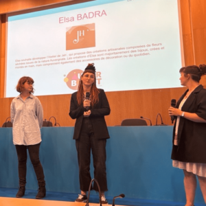 Atelier de Jeh’ Elsa Badra Lauréate Auverboost juin 2024