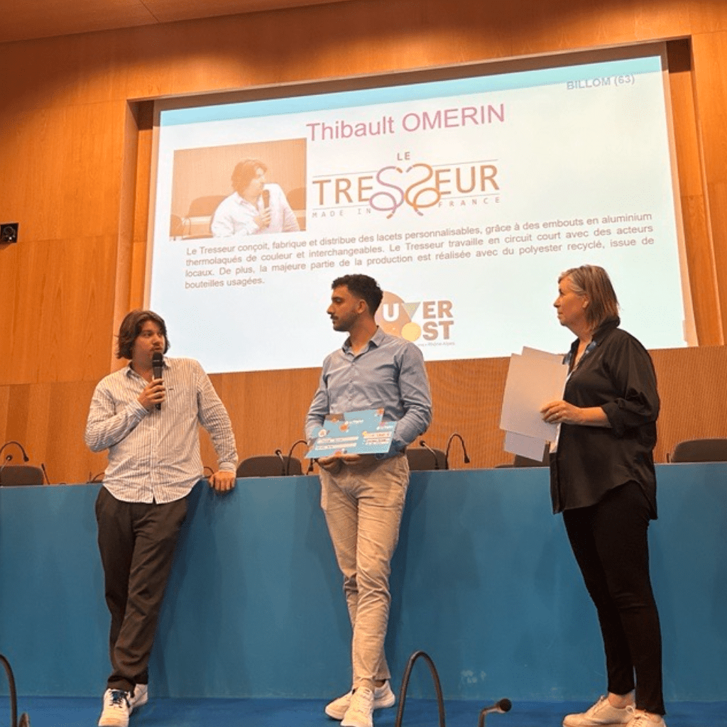 Le tresseur Thibault Omerin lauréat Auverboost juin 2024