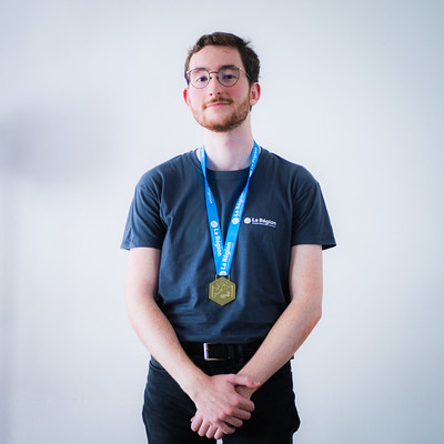 Maxime Bour - Fabrication additive - WorldSkills 48e - Equipe Auvergne-Rhône-Alpes